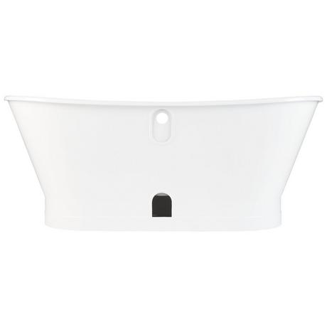 67" Kateryn Bateau Cast Iron Skirted Tub