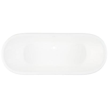 67" Kateryn Bateau Cast Iron Skirted Tub