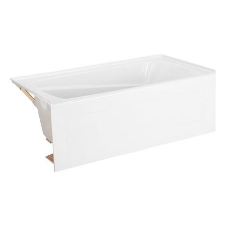 60" x 30" Bradenton Acrylic Alcove Tub