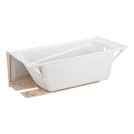 60" x 30" Bradenton Acrylic Alcove Tub