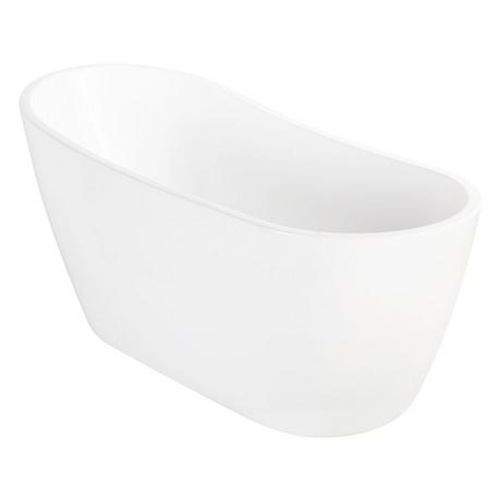 59" Sheba Acrylic Slipper Tub - Air Massage