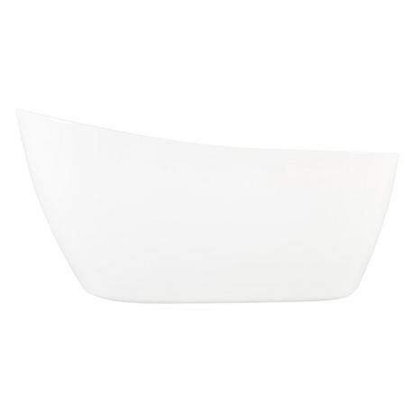 59" Sheba Acrylic Slipper Tub - Air Massage