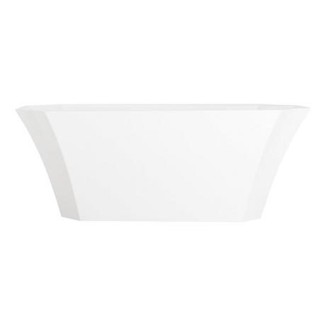 67" Rossetti Solid Surface Freestanding Tub