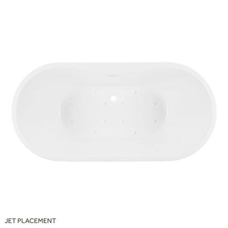 56" Boyce Acrylic Freestanding Tub - Air Massage