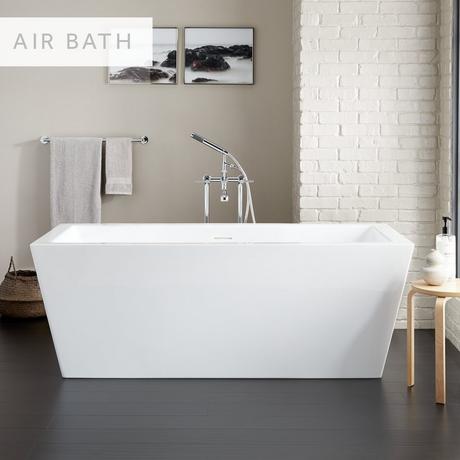 71" Eaton Acrylic Freestanding Air Tub