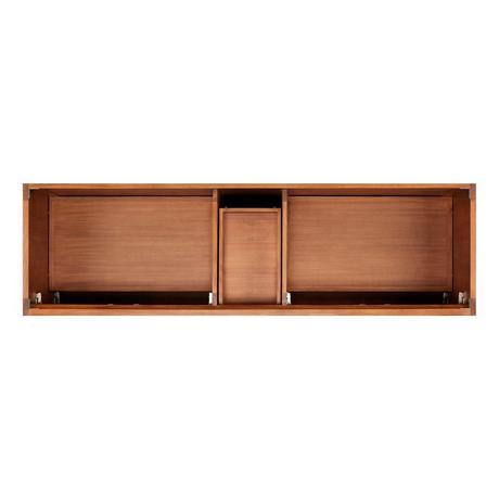 72" Simien Teak Double Vanity with Undermount Sinks - Teak