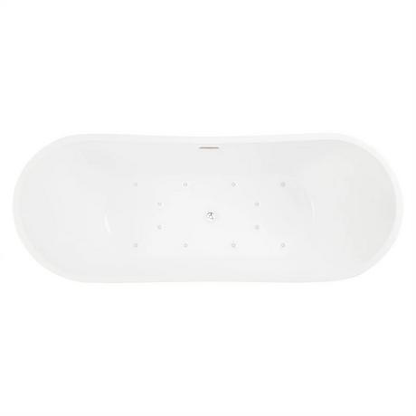 72" Sheba Acrylic Double-Slipper Tub - Air Massage